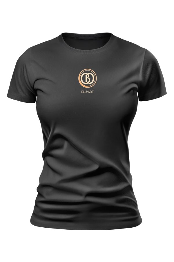 BLUMBZ LuxeFit Tee – Midnight Black Edition