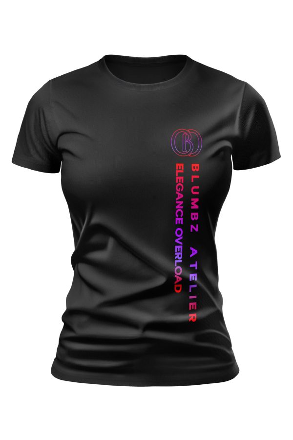 Regular Fit T-Shirt with Iridescent Logo