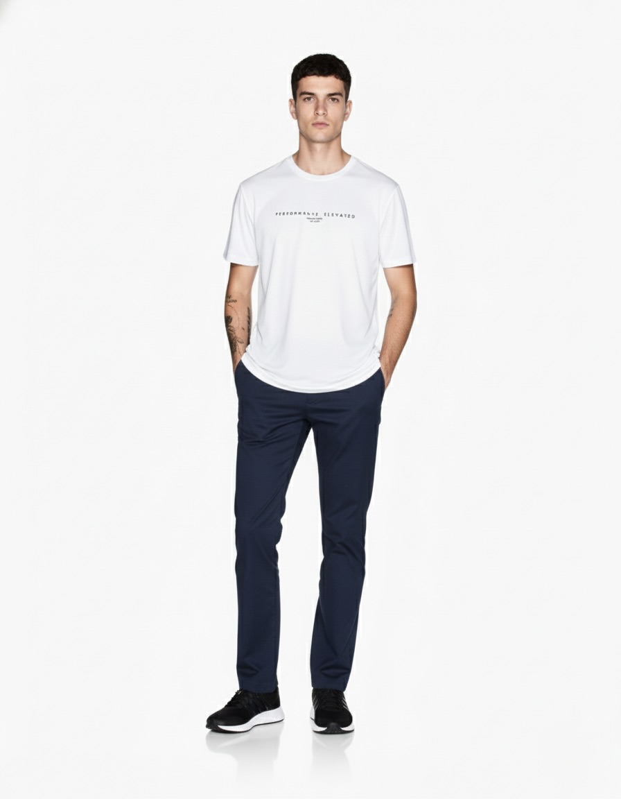 Blumbz Atelier “Performance Elevated” Core Tee – White Edition