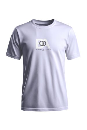Blumbz Atelier Signature Crest Tee – White Dawn Edition
