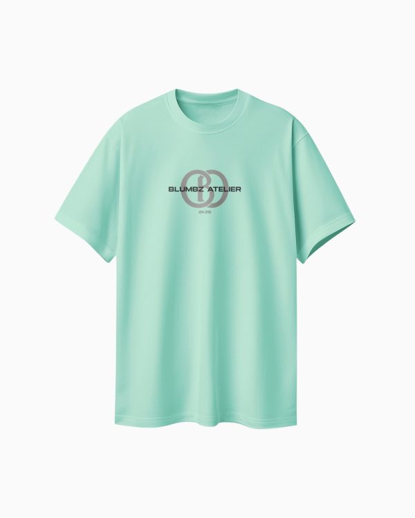 Blumbz Atelier – Mint Emblem 2K25 Oversized T-Shirt