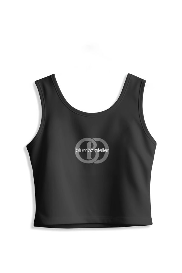 Blumbz Atelier Monochrome Crop Tank – Noir Edition