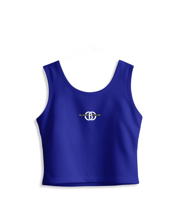 Blumbz Atelier Crest Crop – Royal Blue Signature