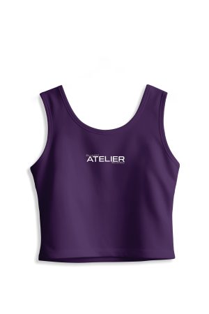 Blumbz Atelier Luxe Crop – Royal Purple Edition